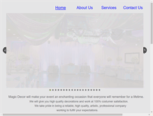 Tablet Screenshot of magicdecor.net